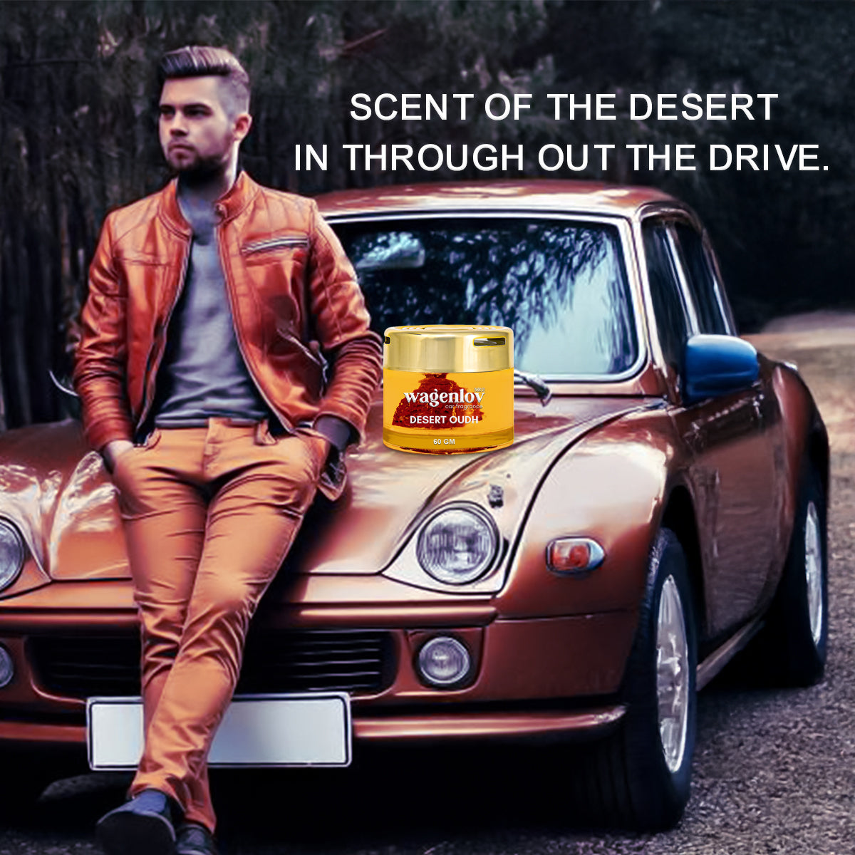 Desert Oudh Car Dashboard Air Fragrance