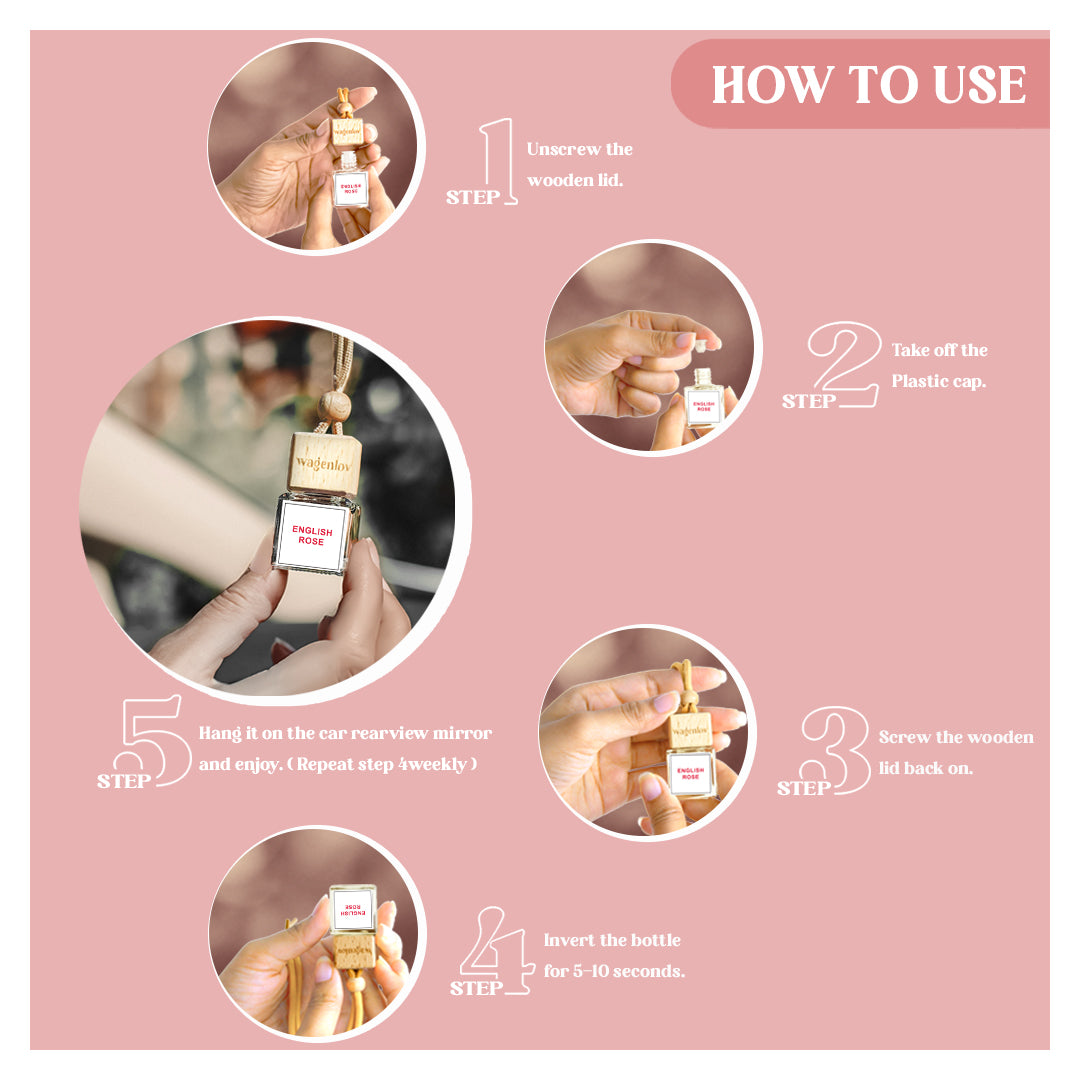 English Rose Car Perfume - 10ml