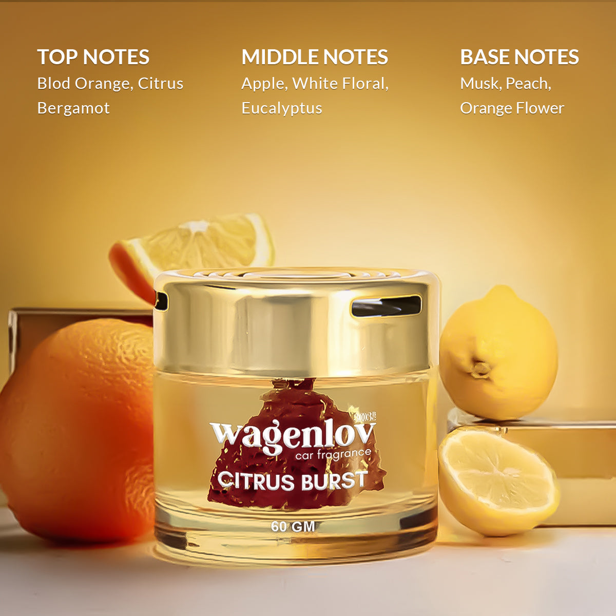 Citrus Burst Car Dashboard Air Fragrance