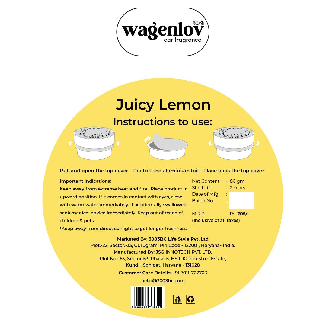 Juicy Lemon back pack